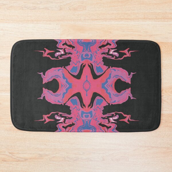 Item preview, Tactikles pink blue fluid abstract art acrylic  designed and sold by chuckletuckle.