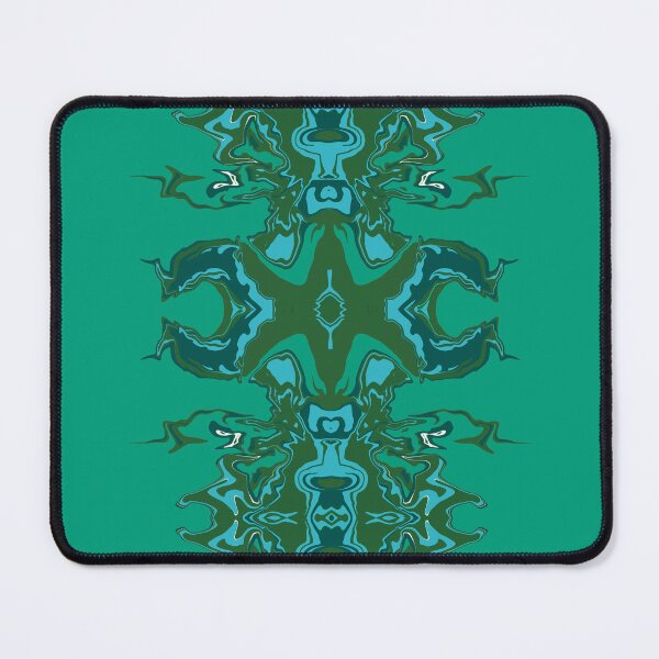 Item preview, Tactikles light green fluid abstract art acrylic  designed and sold by chuckletuckle.