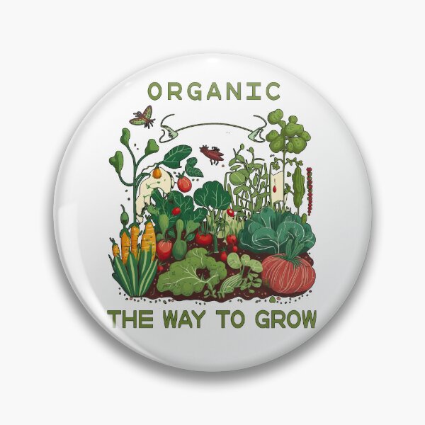 Item preview, Organic Is The Way To Grow - An Organic Garden Design designed and sold by Mindful-Designs.