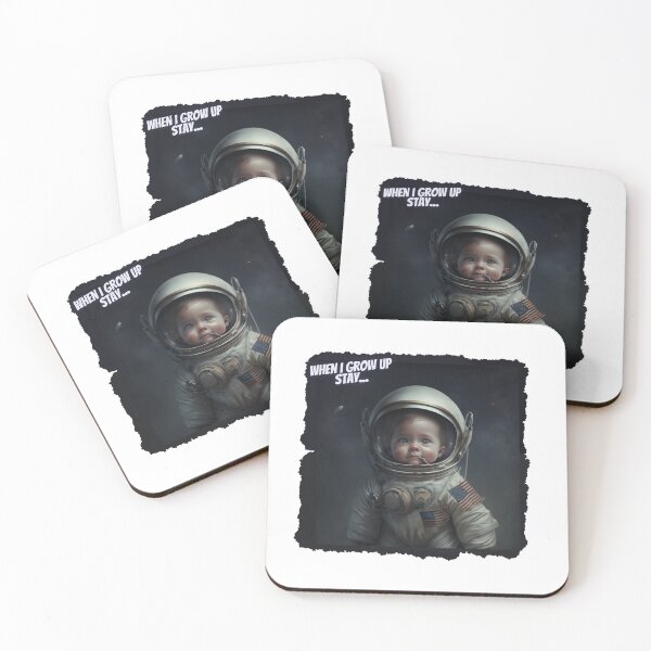 Item preview, When I grow up stay, I will become a cosmonaut. Lovely Baby the cosmonaut designed and sold by kowal11.