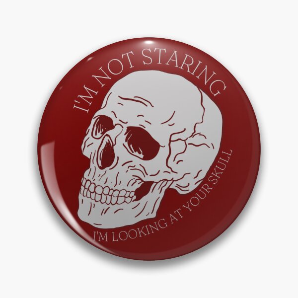 Item preview, I'm Not Staring Sticker designed and sold by SceneOfTheCrime.