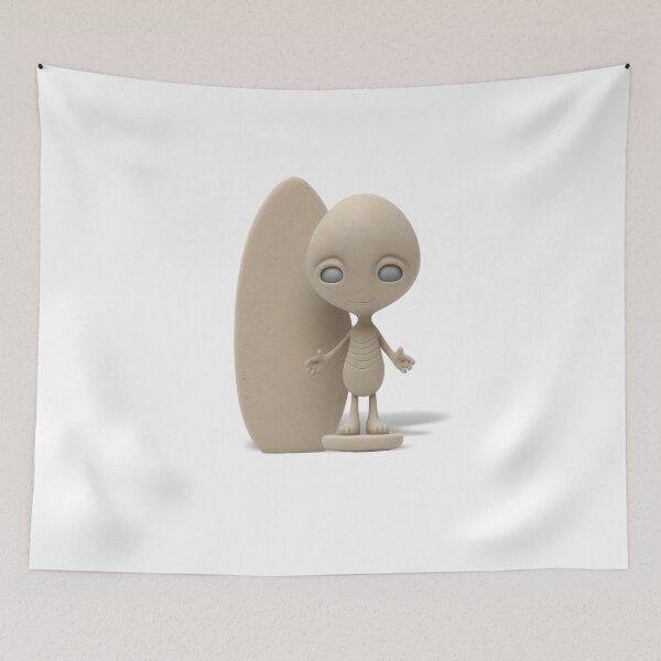 Item preview, Alien Surfer - The Stone Collection designed and sold by FiveIntentions.