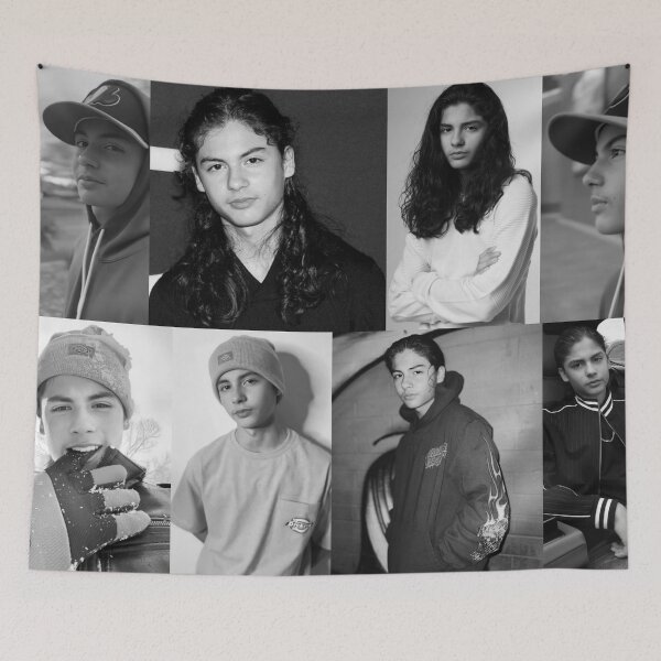 Item preview, Black and White Miguel Cazarez Mora Collage 2 designed and sold by flyingatlas7.