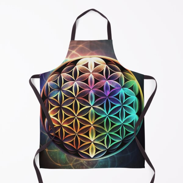 Item preview, Sacred Circles, Vivid Sacred Geometry Flower Of Life Art designed and sold by ChaosEmporium.