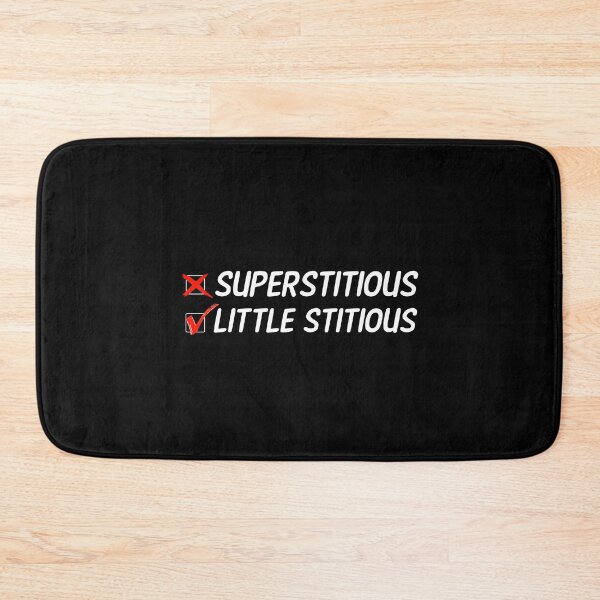 Item preview, I'm not superstitious but i am a little stitious designed and sold by fattim3.