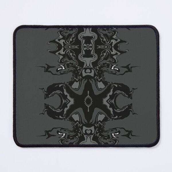 Item preview, Tactikles black and white fluid abstract art acrylic  designed and sold by chuckletuckle.