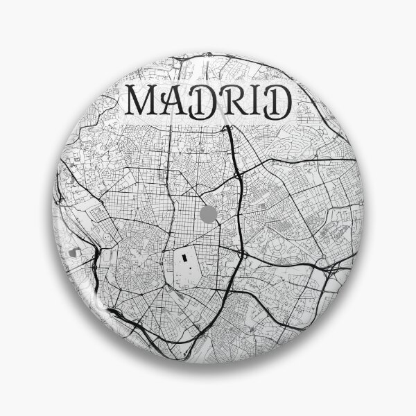 Item preview, Madrid map clock designed and sold by jnt1981.