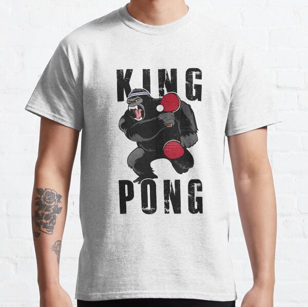 Vintage King Pong - Ping Pong Table Tennis T-Shirt Classic T-Shirt