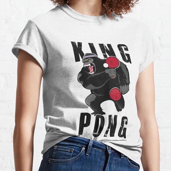 Vintage King Pong - Ping Pong Table Tennis T-Shirt Classic T-Shirt
