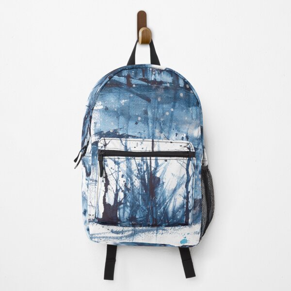 Item preview, Nature and landscapes, blue landscape, indigo tree designed and sold by anaozzart.
