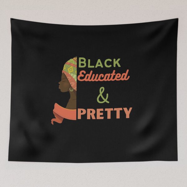 Item preview, Pretty Black and Educated I Am The Strong African Queen Girl T-Shirt designed and sold by zakibenj.