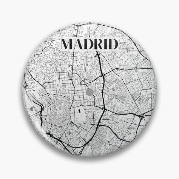 Item preview, Madrid map 2 clock designed and sold by jnt1981.
