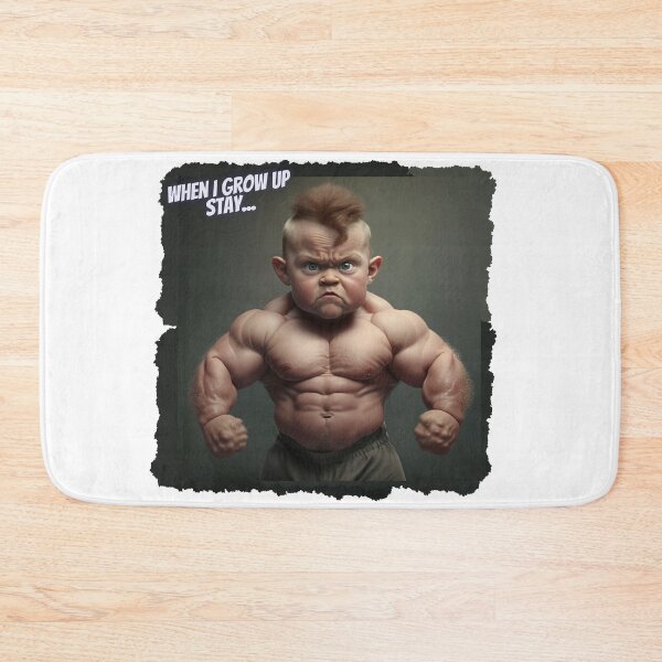 Item preview, When I grow up stay, I will become a bodybuilder. Lovely Baby the bodybuilder designed and sold by kowal11.