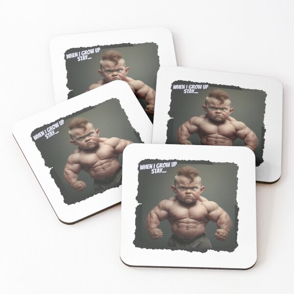 Item preview, When I grow up stay, I will become a bodybuilder. Lovely Baby the bodybuilder designed and sold by kowal11.