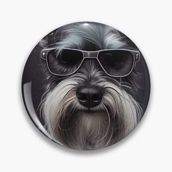 Item preview, Punk Schnauzer Blue designed and sold by CKDigitalPrints.