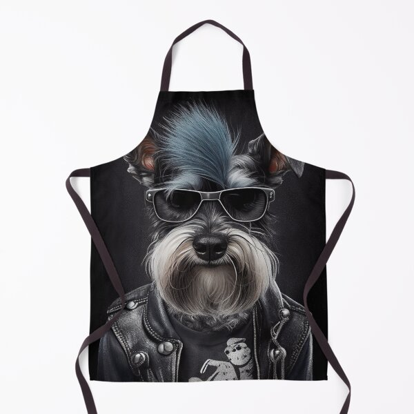 Item preview, Punk Schnauzer Blue designed and sold by CKDigitalPrints.