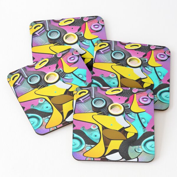 Item preview, Colorful Abstract of Multiple Designs designed and sold by Artel-Blue.