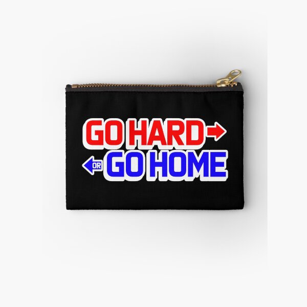 Item preview, go hard or go home workout motivation designed and sold by gabicoutodesign.