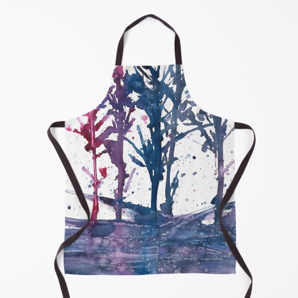 Item preview, Copy of Nature and landscapes, blue and pink landscape, indigo tree designed and sold by anaozzart.