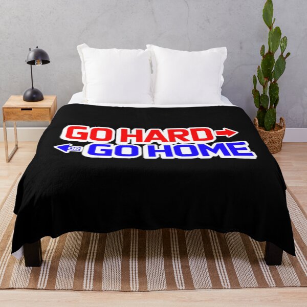 Item preview, go hard or go home workout motivation designed and sold by gabicoutodesign.