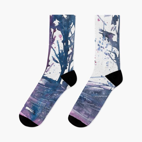 Item preview, Copy of Nature and landscapes, blue and pink landscape, indigo tree designed and sold by anaozzart.