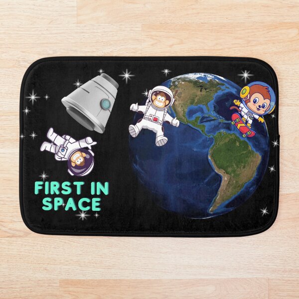 Aperçu de l'œuvre Premiers astronautes de Space Monkey créée et vendue par theprof2021.