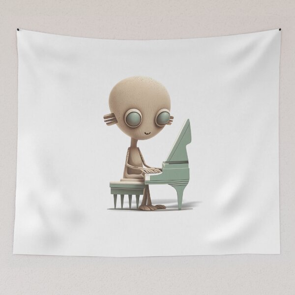 Item preview, Alien Pianist - The Stone Collection designed and sold by FiveIntentions.