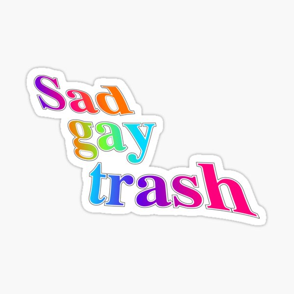 SAD Sticker