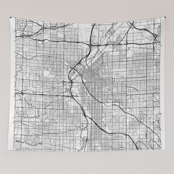 Item preview, Denver Map Minimal designed and sold by HubertRoguski.