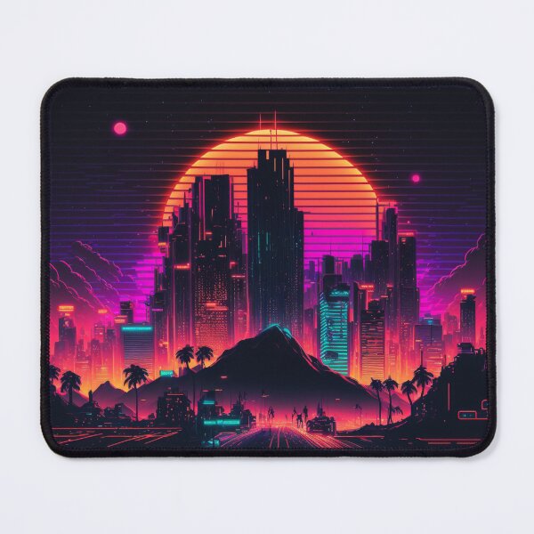 Item preview, Neon Nights: A Synthwave Sunrise designed and sold by Nightarcade.