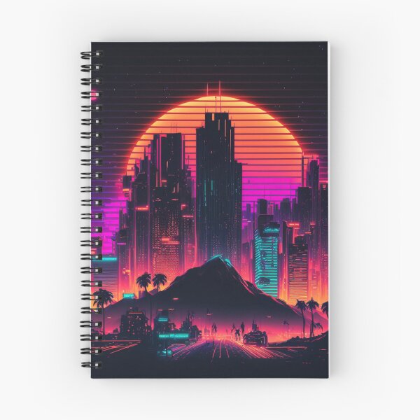 Item preview, Neon Nights: A Synthwave Sunrise designed and sold by Nightarcade.