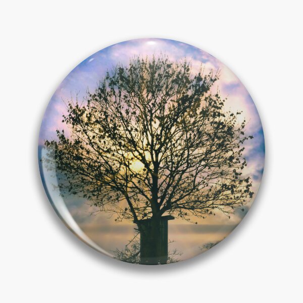 Item preview, Lonely tree in fog designed and sold by artdigitly.
