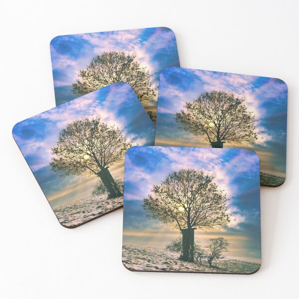 Item preview, Lonely tree in fog designed and sold by ImgPrint.