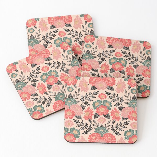 Item preview, Cute Pink & Teal Floral designed and sold by somecallmebeth.