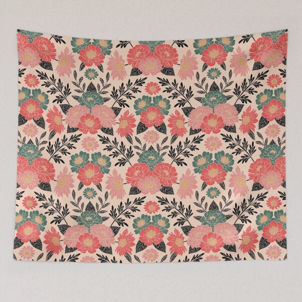Item preview, Cute Pink & Teal Floral designed and sold by somecallmebeth.