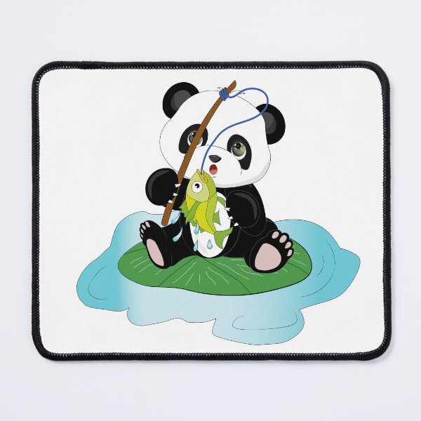 Item preview, Panda bear fishing designed and sold by atedesigns.