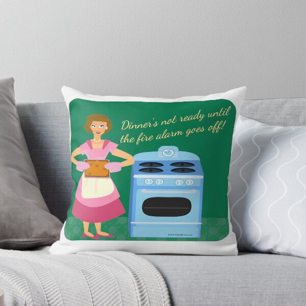 Item preview, Fire Alarm Kitschy Housewife Retro Cartoon designed and sold by mytshirtfort.