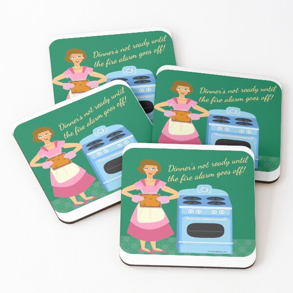 Item preview, Fire Alarm Kitschy Housewife Retro Cartoon designed and sold by mytshirtfort.