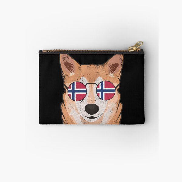 Item preview, Vintage Patriotic Shiba Inu Norwegian Flag designed and sold by feether-store.
