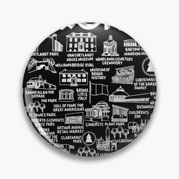 Item preview, El mapa del Bronx designed and sold by fiberandgloss.