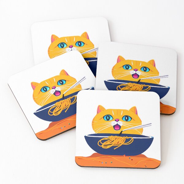 Item preview, The Feline Foodies Surreal Epicurean Excursion designed and sold by Pixelzo.