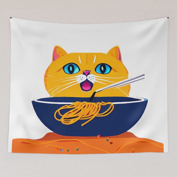 Item preview, The Feline Foodies Surreal Epicurean Excursion designed and sold by Pixelzo.