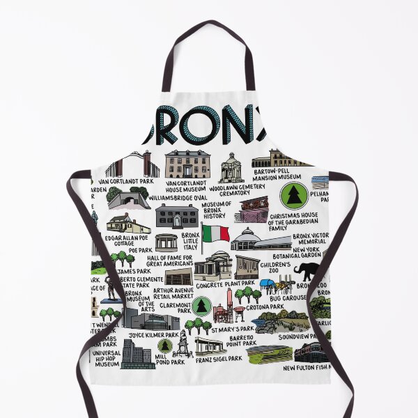Item preview, The Bronx Map Art designed and sold by fiberandgloss.