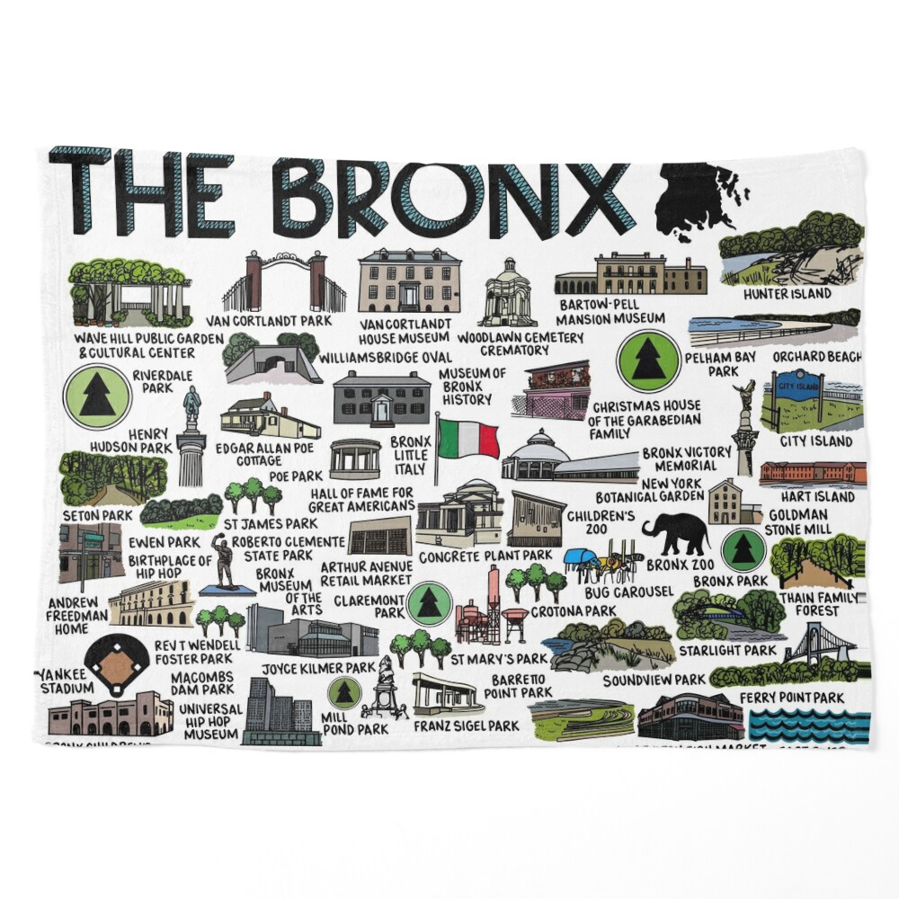 The Bronx Map Art