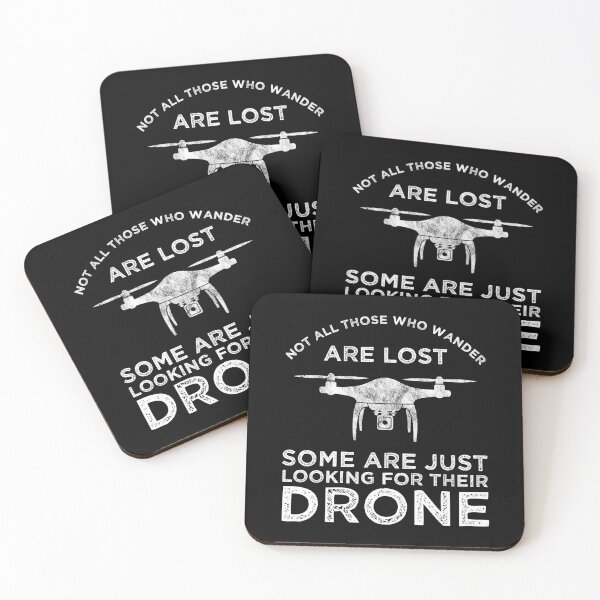 Item preview, Not All Those Who Wander Are Lost Funny Drone Pilot designed and sold by Cat Lady Designs.