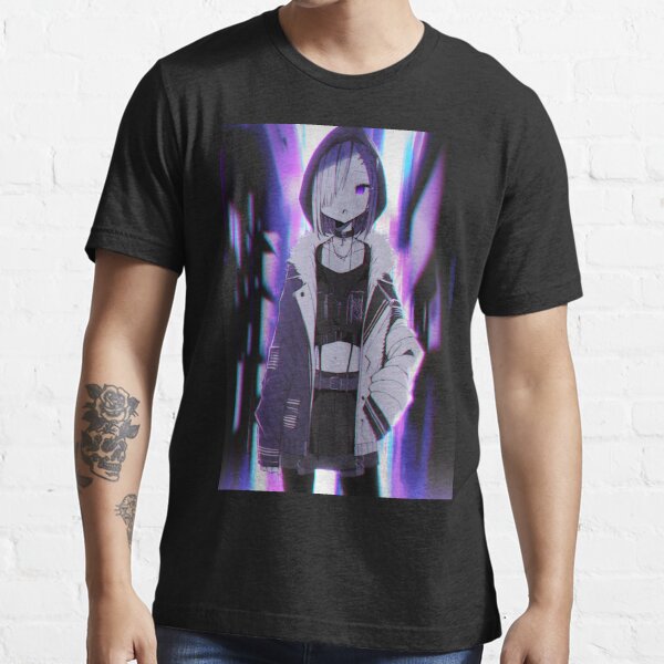 🖤 Emo T-shirt 🖤  Cenário anime, Anime