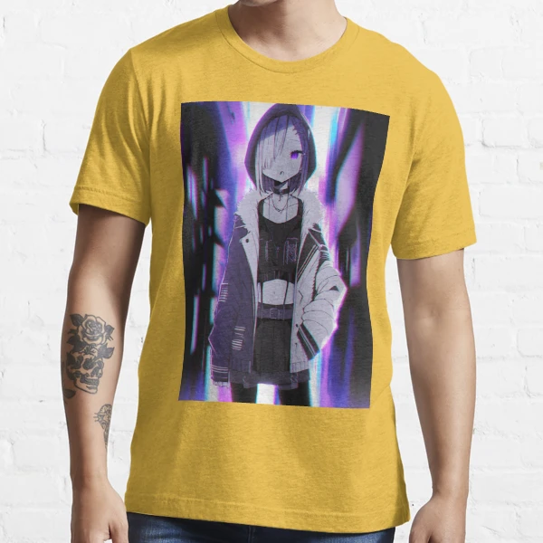 🖤 Emo T-shirt 🖤  Cenário anime, Anime