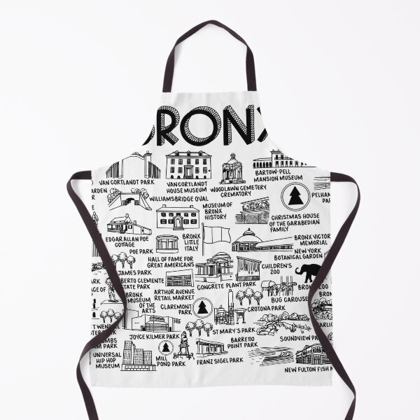 Item preview, The Bronx Map Art designed and sold by fiberandgloss.
