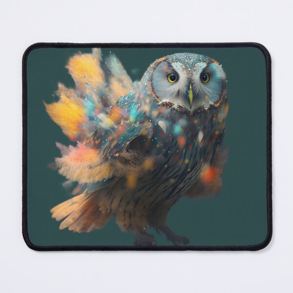 Item preview, White Owl with Touches of Color designed and sold by MsxDr.