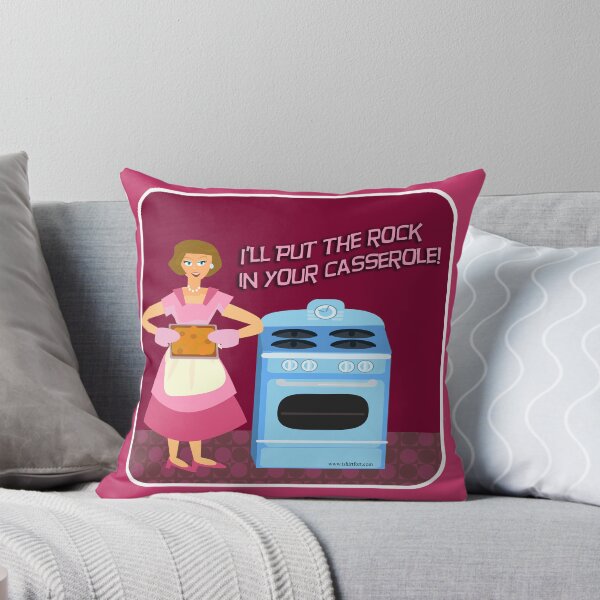 Item preview, Rock and Casserole Cheeky Retro Housewife Cartoon designed and sold by mytshirtfort.